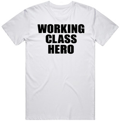 Working Class Hero  John Lennon Worn T Shirt