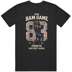 Bam Adebayo 83 Point Game The Bam Game Basketball Fan T Shirt