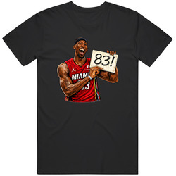 Bam Adebayo 83 Point Game The Bam Game Basketball Fan  v4 T Shirt