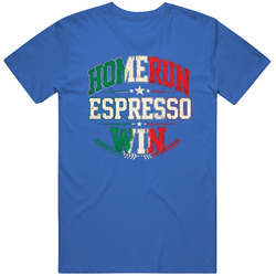 Homerun  Espresso Win  Italian Baseball Team WBC  Fan T Shirt