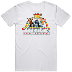 Retro 10th Anniversary Canada's Wonderland Distressed Gift Idea T Shirt