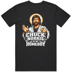 Chuck Norris Is My Homeboy Fan  Movie  Fan Gift V2 T Shirt