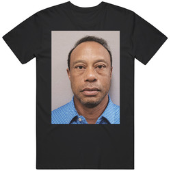 Funny Tiger Woods Mugshot 2026 T Shirt