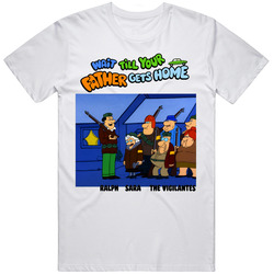 Wait Till Your Father Gets Home Vigilantes Cartoon Retro 70s   Fan v2 T Shirt