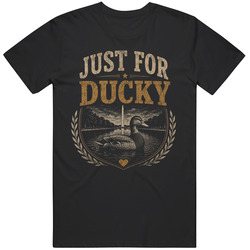 Funny Justice For Ducky Reflecting Pool Graphic T Shirt