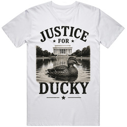 Funny Justice For Ducky Reflecting Pool Graphic v2 T Shirt
