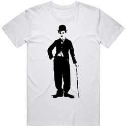 Charlie Chaplin Tramp Movie Film Retro Gift T Shirt