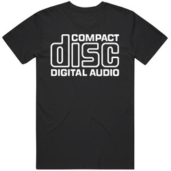 CD Compact Disc Retro music player audio mp3 90s Fan Cool Gift T Shirt
