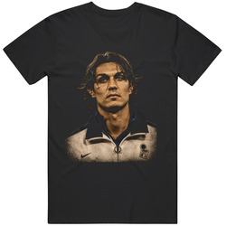 Paolo Maldini Italian Legend Football Streetwear Cool Graphic T Shirt