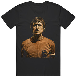 Johan Cruyff Netherlands Legend Football Streetwear Cool Graphic Tee T Shirt