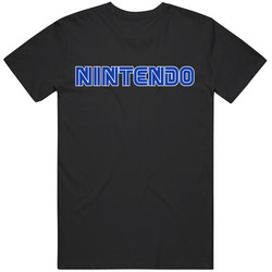 Funny Nintendo Sega Parody Text Video Game Console Fan T Shirt