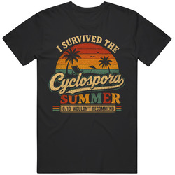 Funny Cyclospora I Survived The Summer Diarrhea Parasite  Graphic T Shirt