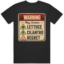 Funny Cyclospora Salad Warning Label Diarrhea Parasite  Graphic T Shirt
