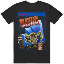 Cool Classic 90s 80s Blaster Master NES Video Game Cover Fan T Shirt