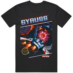 Cool Classic Gyruss NES Retro Game Box Art  Cover Fan T Shirt