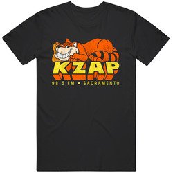Retro KZAP Radio Station Sacramento Fan T Shirt