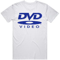 Retro DVD Video Logo  90's 2000's Nostalgia Fan Distressed T Shirt