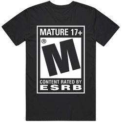 Retro Cool Rated M for Mature Logo Fan v2 T Shirt