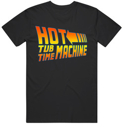 Retro Hot Tub Time Machine Logo  Parody Graphic Unisex Fan v3 T Shirt