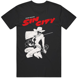 Sin City Comic Book Series Frank Miller Fan T Shirt