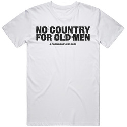 No Country for Old Men Poster Coen Brothers Movie Fan T Shirt