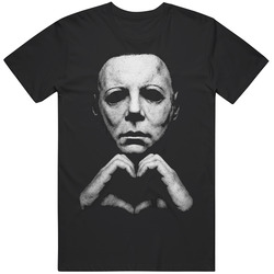 Cult Classic Horror Character Michael Myers Heart Movie Fan T Shirt