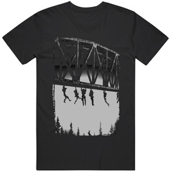 Cool Cult Classic Movie Lost Boys Bridge Scene  v2 T Shirt