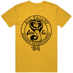 Karate Kid 84 All Valley Championship Cobra Kai Movie Fan T Shirt