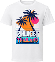 Phuket Thailand Vintage Tropical Beach Summer Travel T Shirt