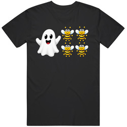 Funny Ghost Boo Bees Meme Gag Halloween Fan T Shirt