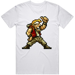 Metal Slug Marco Victory Arcade Game 8 bit  Fan T Shirt