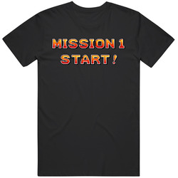 Metal Slug Mission 1 Start Arcade Game 8 bit  Fan T Shirt