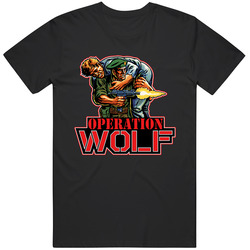 Retro Video Game Fan Operation Wolf Gift Idea T Shirt