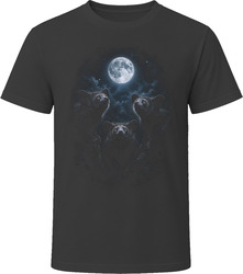Aye-Aye Moonlit Gathering Humor Wildlife T Shirt