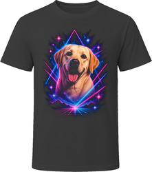 Labrador Retriever Cosmic Dog Lover T Shirt