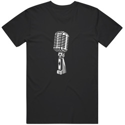 Pixel 8 Bit Retro Microphone Podcast Bro T Shirt