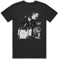 Erling Haaland Airport Raccoon  Meme  Gag Gift Idea Fan v2 T Shirt