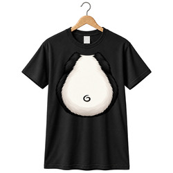 Funny Whimsical Panda Stomach Costume Halloween Lazy Costume Idea T Shirt