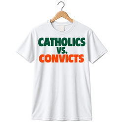 Catholics Vs Convicts Shirt Retro 1988 Football Cool Gift Idea T Shirt