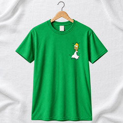 Cult Classic Homer In The Bushes  Pocket Size Cool Gift Idea T Shirt