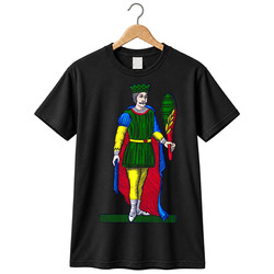 King of Clubs Bastone Italian Playing Cards Cool Gift Idea T Shirt