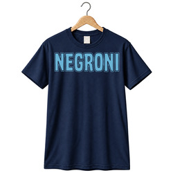 Negroni Retro Cocktail Bar Cool Gift Idea T Shirt