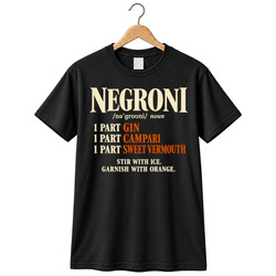 Negroni Definition Ingredients Negroni Lover Cool Gift Idea T Shirt