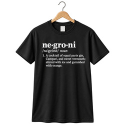 Negroni Definition Ingredients Negroni Lover Cool Gift Idea v2 T Shirt