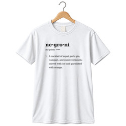 Negroni Definition Ingredients Negroni Lover Cool Gift Idea v4 T Shirt