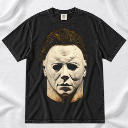 Retro Horror Fan Michael Myers Mask Cool Gift Idea T Shirt