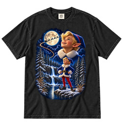 Funny Laughing Moonlit Christmas Hermey The Elf Wonderland Gift Idea Fan T Shirt