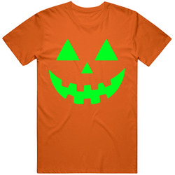 Jack O Lantern Face Triangle Eyes Cool Halloween Gift Idea Fan v3 T Shirt