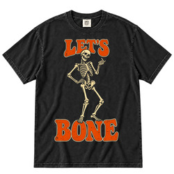 Cheeky Dancing Let's Bone Skeleton Halloween Cool Gift Idea Fan T Shirt