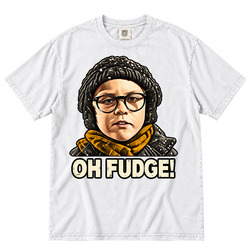 Funny Oh Fudge A Christmas Story Ralphie Gift Idea Fan v5 T Shirt